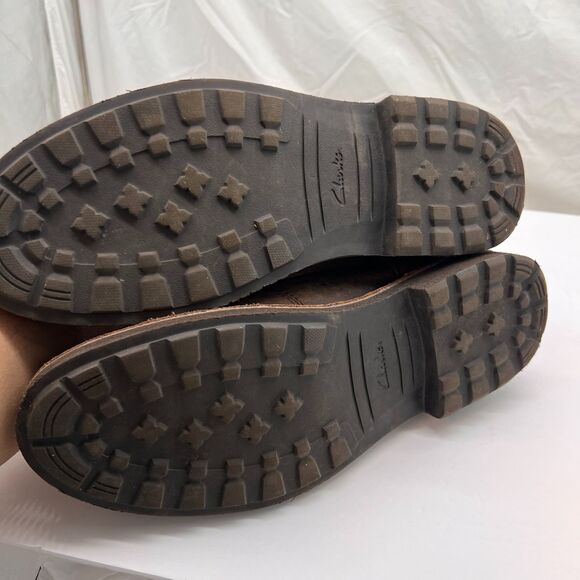 Clarks Mens Lawes High GTX Brown Lea Hiking , Cushion Soft Sz 10 - Picture 7 of 10